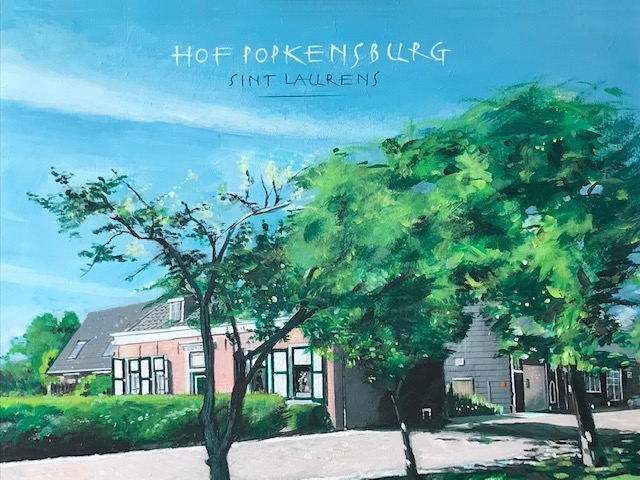 schilderij Hof Popkensburg, © Leen Loef